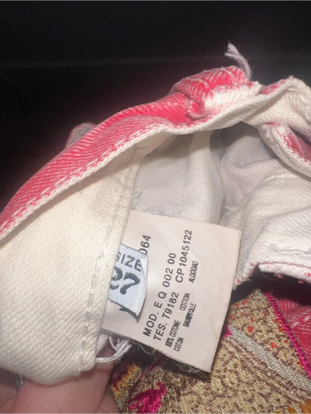 Etro Milano Straight-Leg Women’s Jeans in Faded Red
